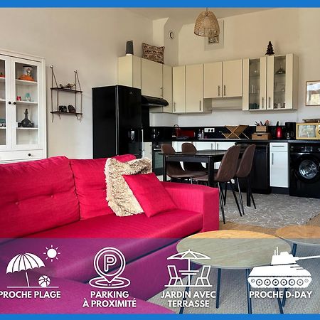 Les Douves Duplex 5 Personnes Lumineux Avec Jardin Et Terrasse Amenagee , Vue Sur Chateau A 5Mn De La Mer, Proche Omaha Beach Et Bayeux Commes Buitenkant foto