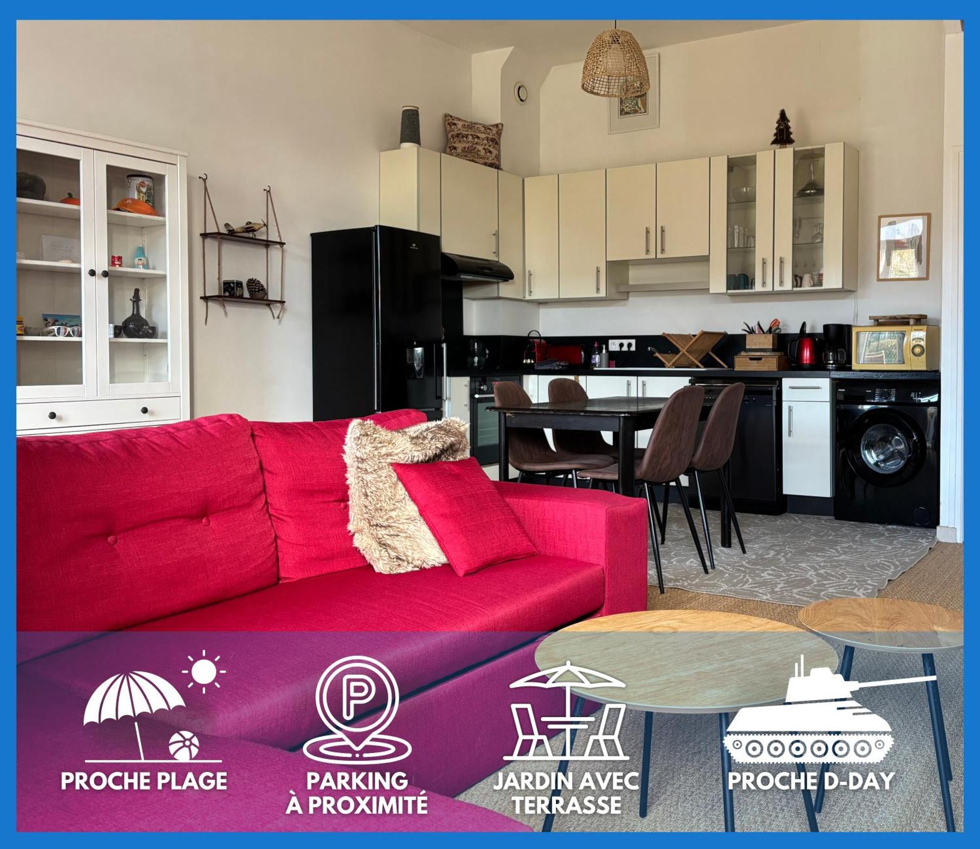 Les Douves Duplex 5 Personnes Lumineux Avec Jardin Et Terrasse Amenagee , Vue Sur Chateau A 5Mn De La Mer, Proche Omaha Beach Et Bayeux Commes Buitenkant foto